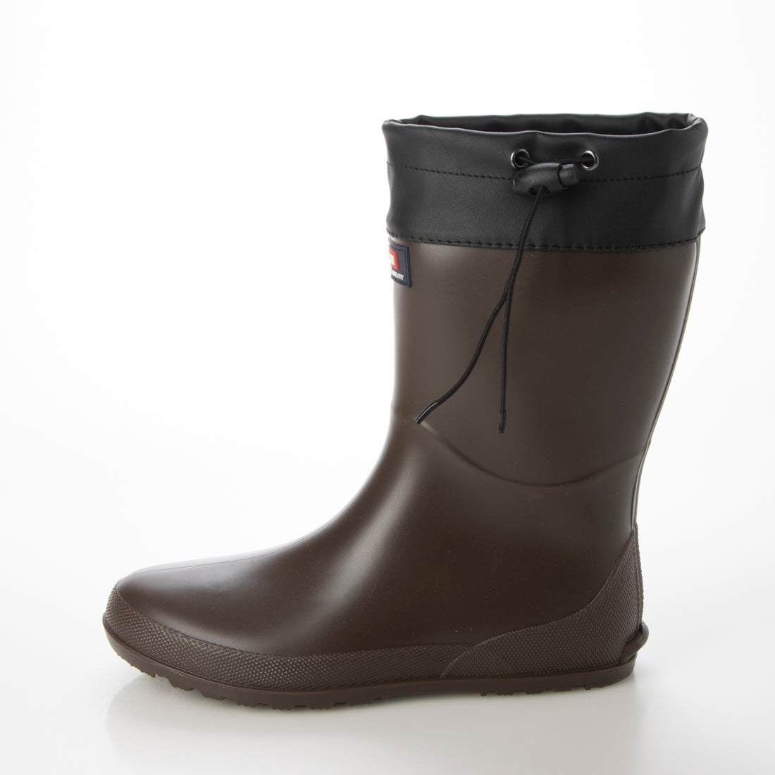 エドウィン EDWIN 折りたためるレインブーツ （ダークブラウン） -waja