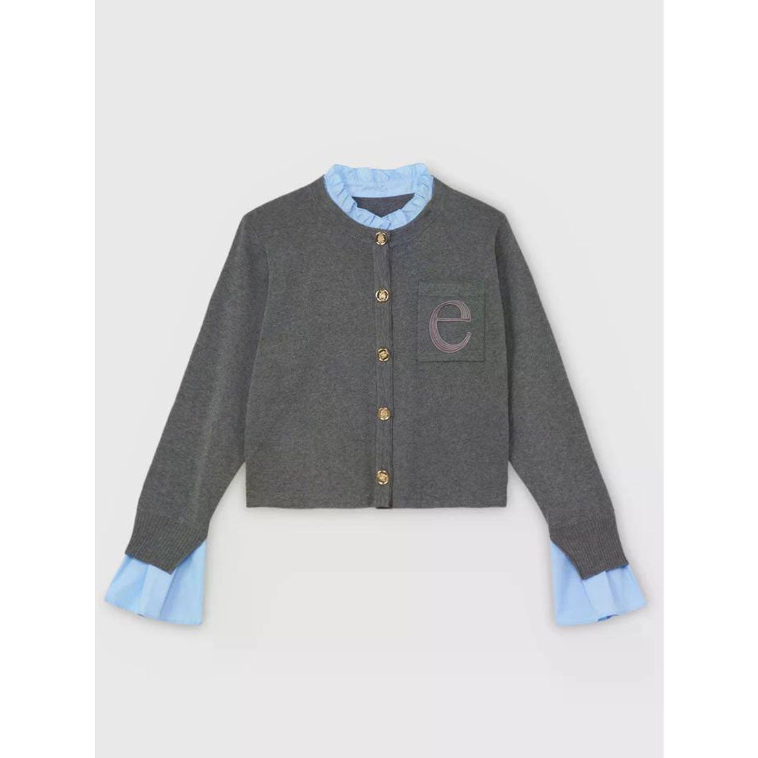 エイミーイストワール EIMY ISTOIRE Attached collar ニット