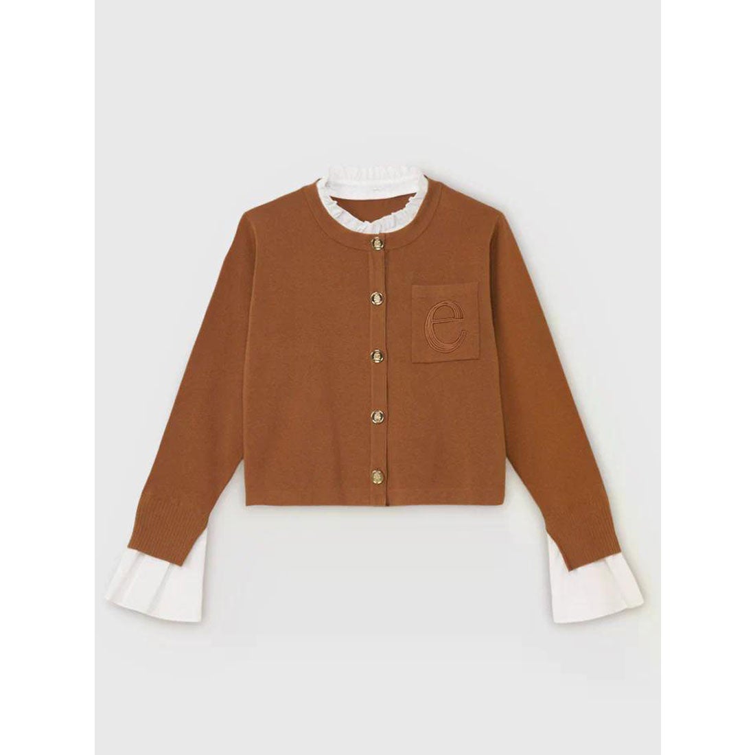 エイミーイストワール EIMY ISTOIRE Attached collar ニット