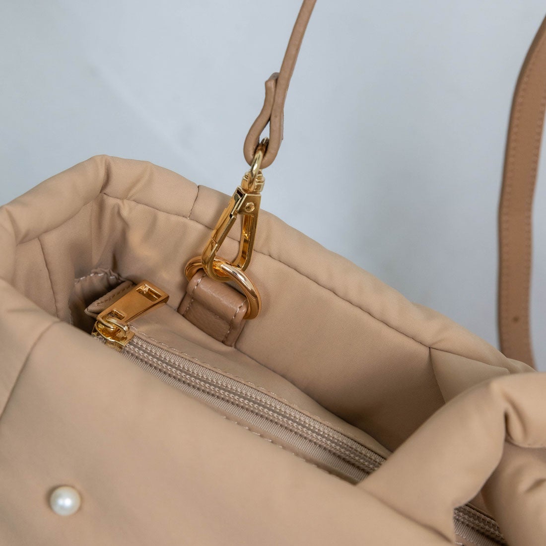 &EVOL/イーボル】【撥水・A4/PC対応】×shiho コラボパールバック