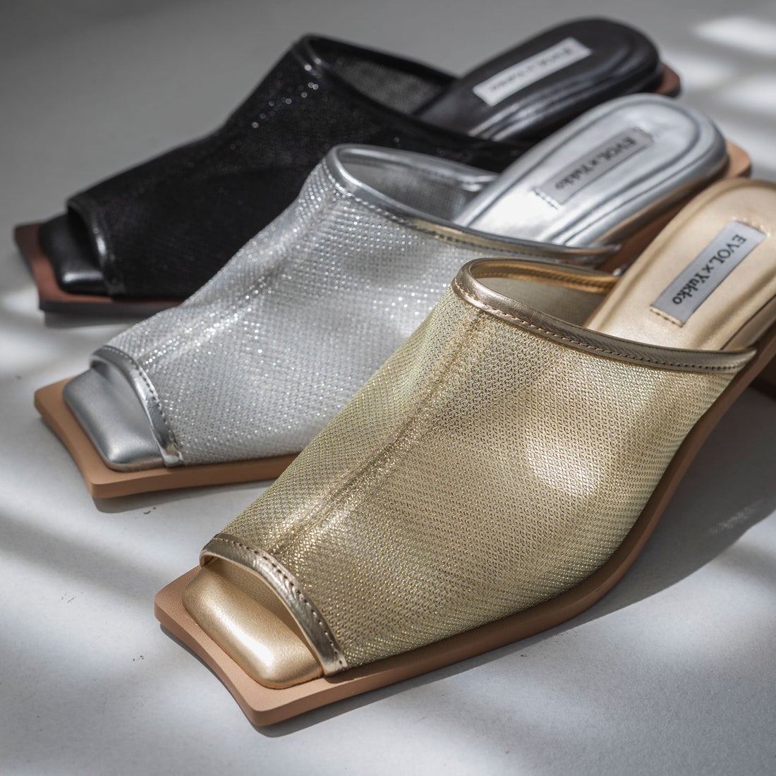 EVOL/イーボル】 EVOL×Yukko コラボチュールサンダル AY30508