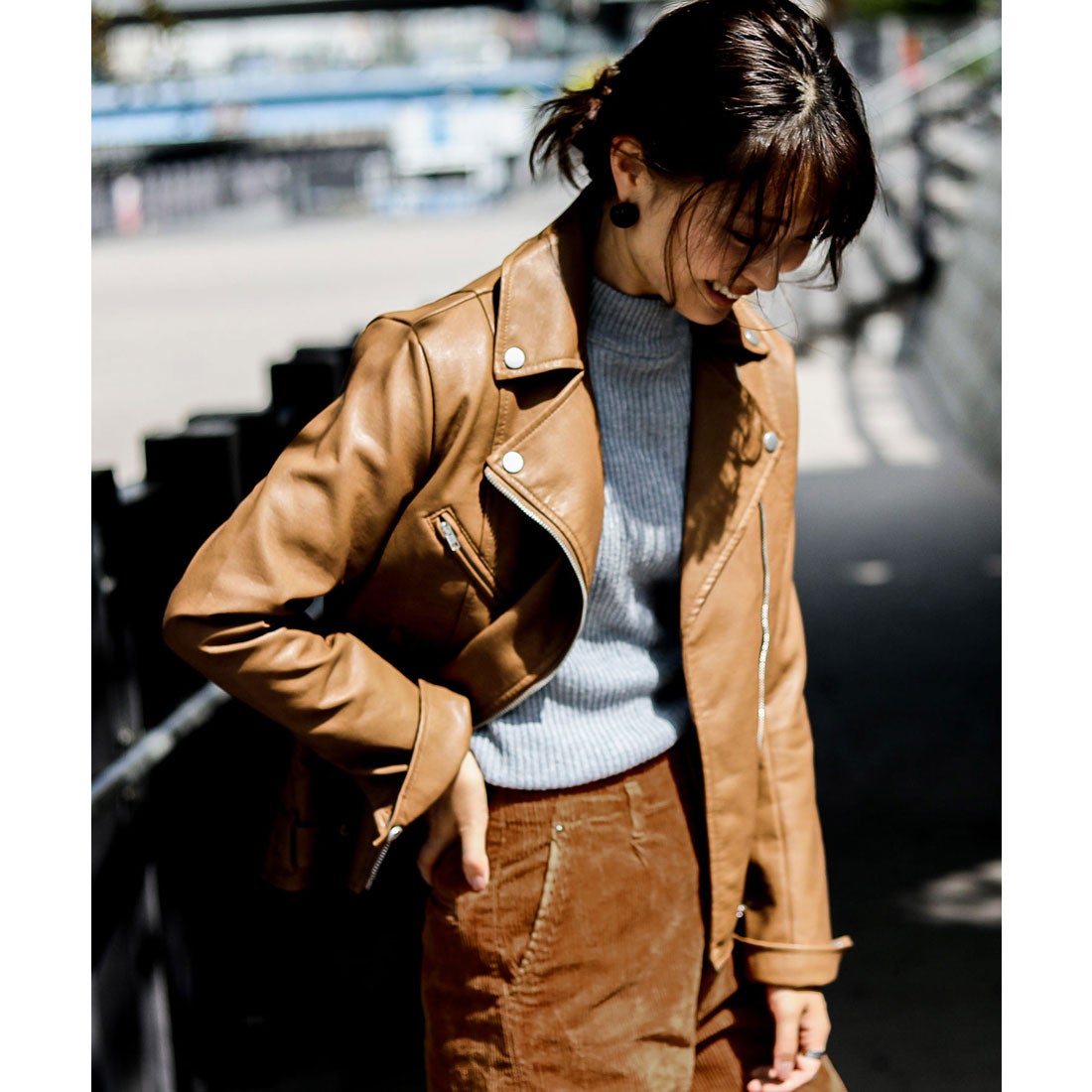 ファッションレター Fashion Letter フェイクレザー ダブルライダース