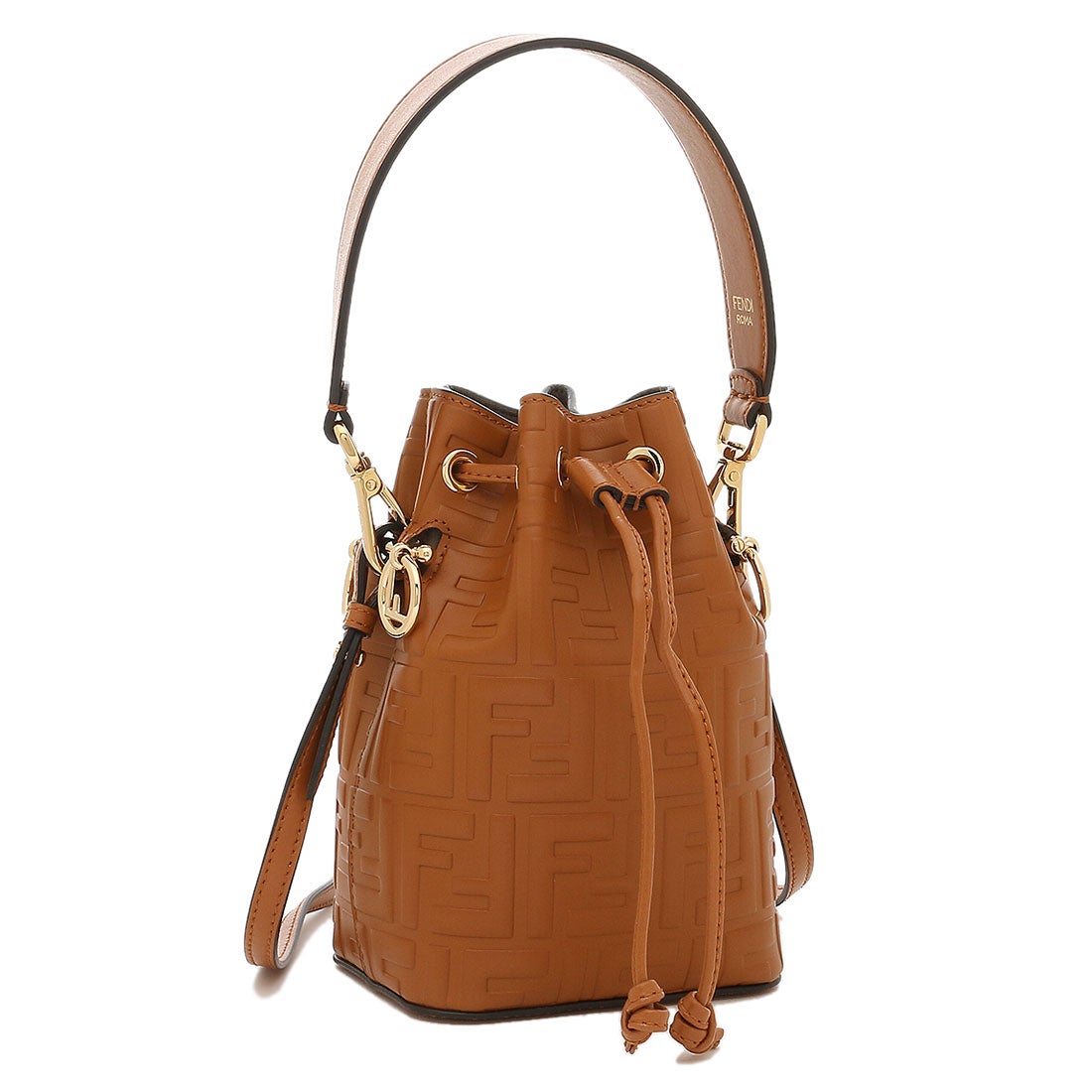 フェンディ FENDI ハンドバッグ モン トレゾール ブラウン レディース