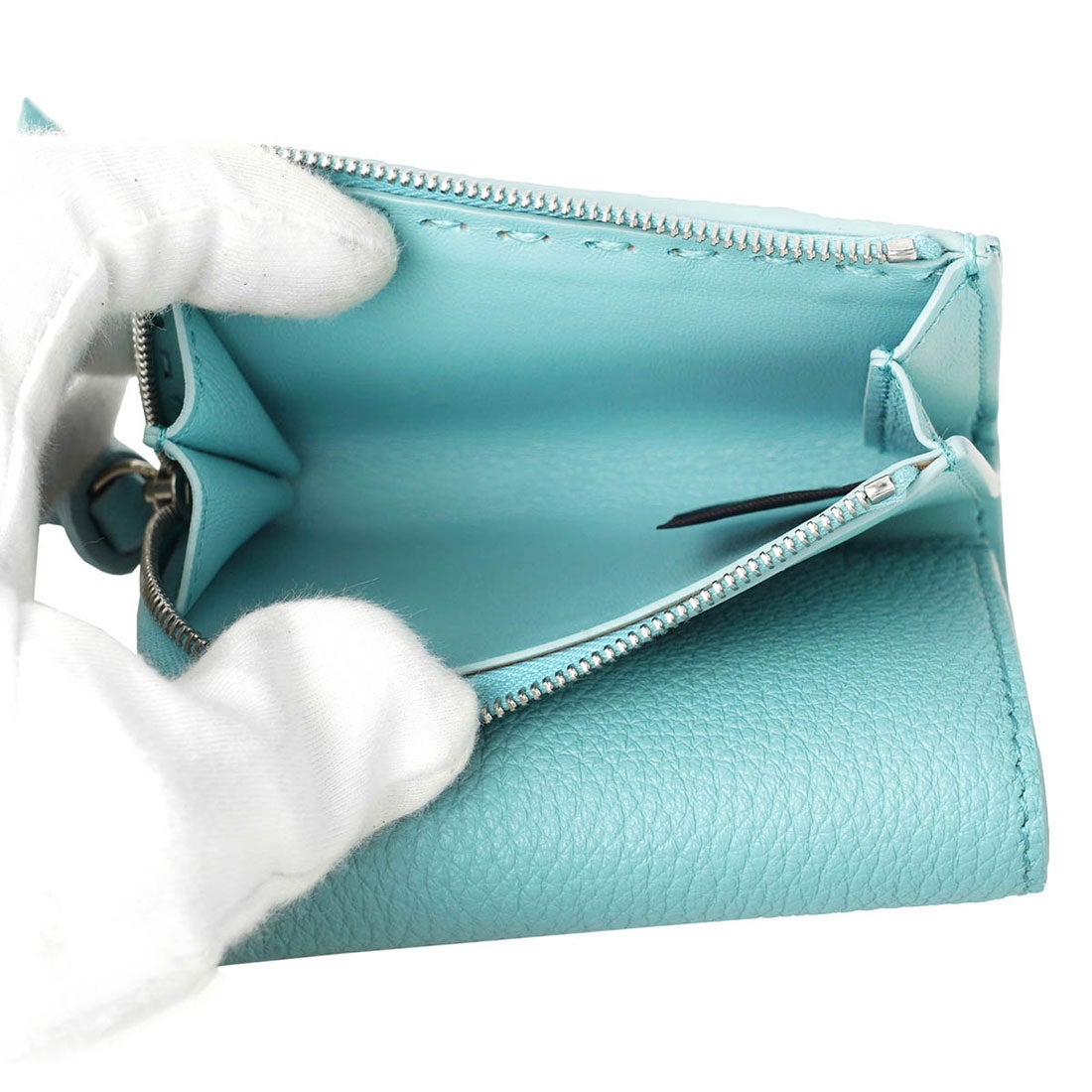 フェンディ FENDI 3つ折り財布 ビーカブー MICRO TRIFOLD SELLERIA