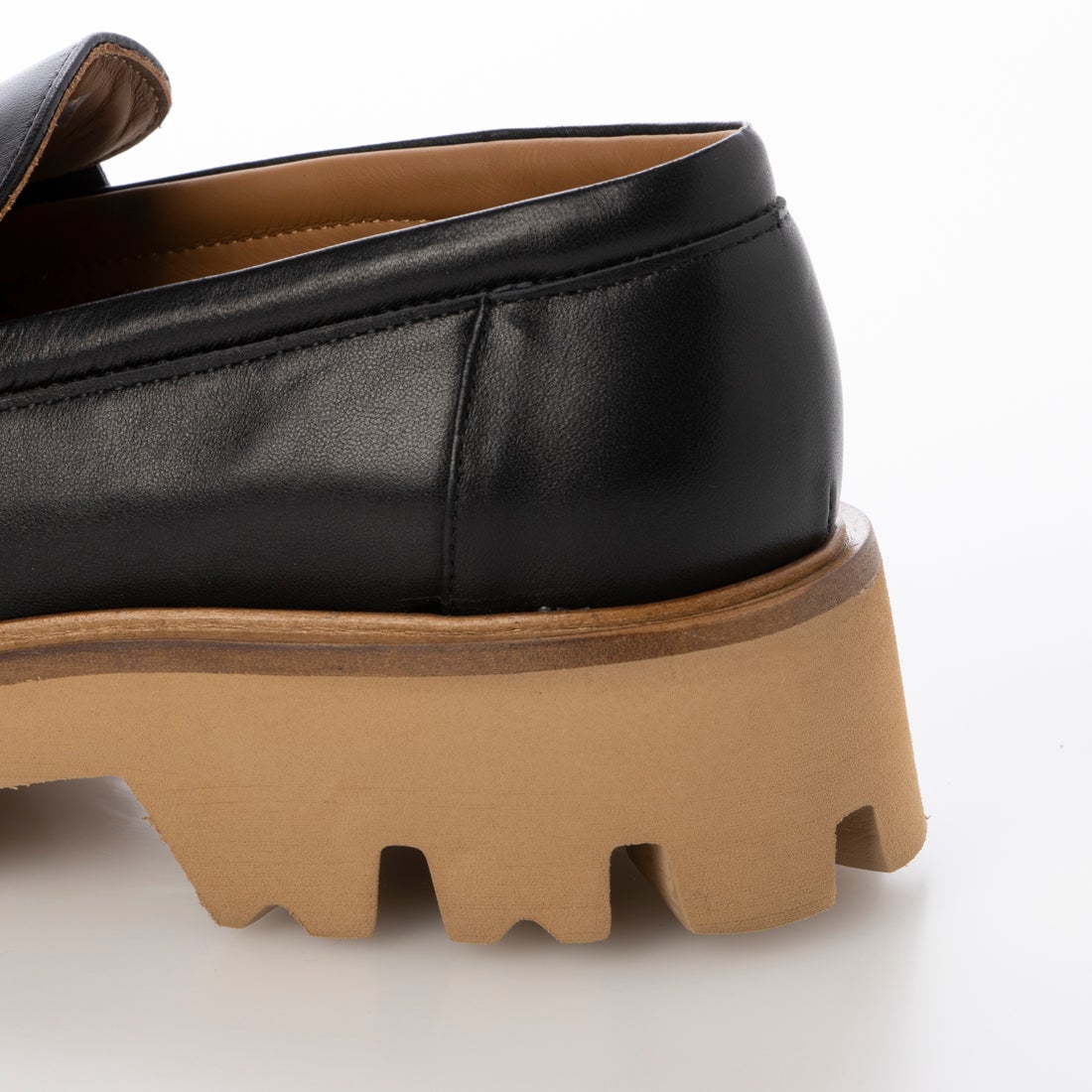 ファビオルスコーニ FABIO RUSCONI ラウンドトウ厚底ローファー