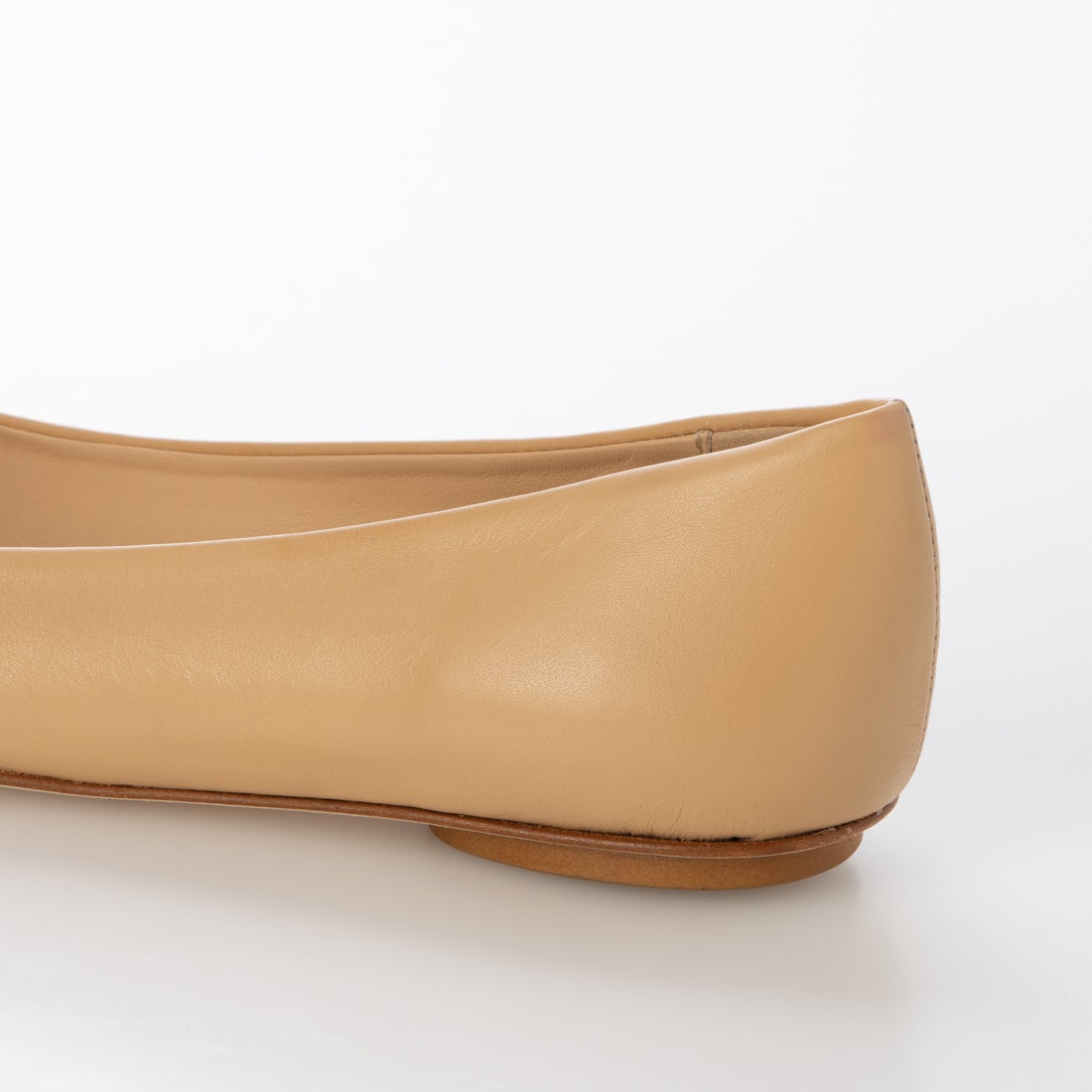 ファビオルスコーニ FABIO RUSCONI フラットパンプス （ベージュ） -靴