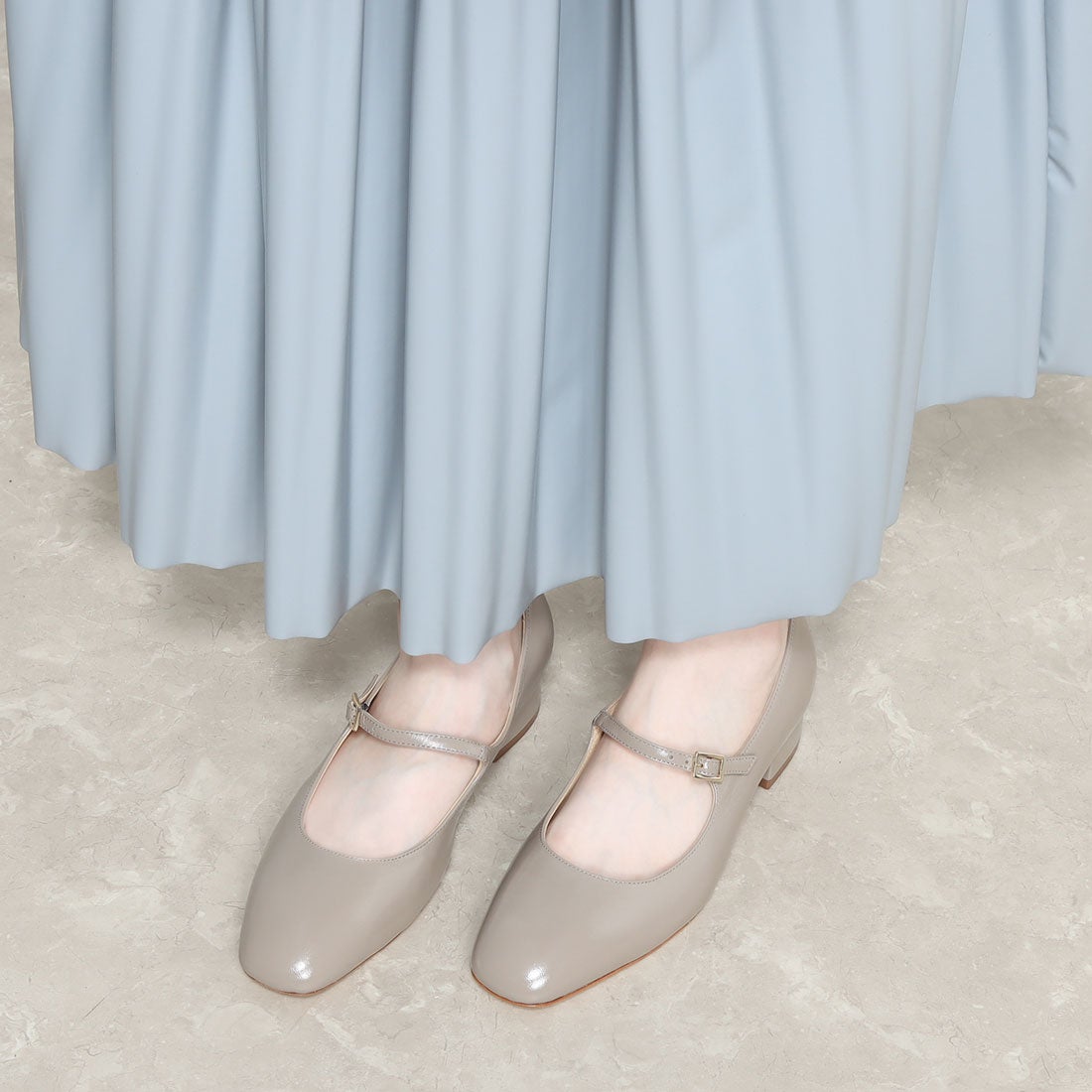 ファビオルスコーニ FABIO RUSCONI メリージェーンパンプス （ブラック