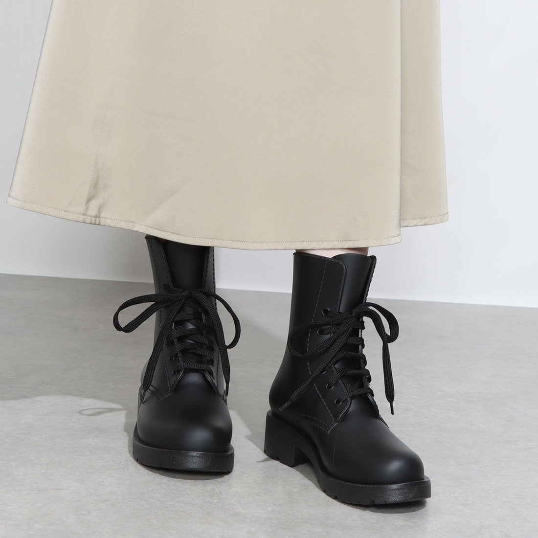 ファビオルスコーニ FABIO RUSCONI レースアップレインブーツ