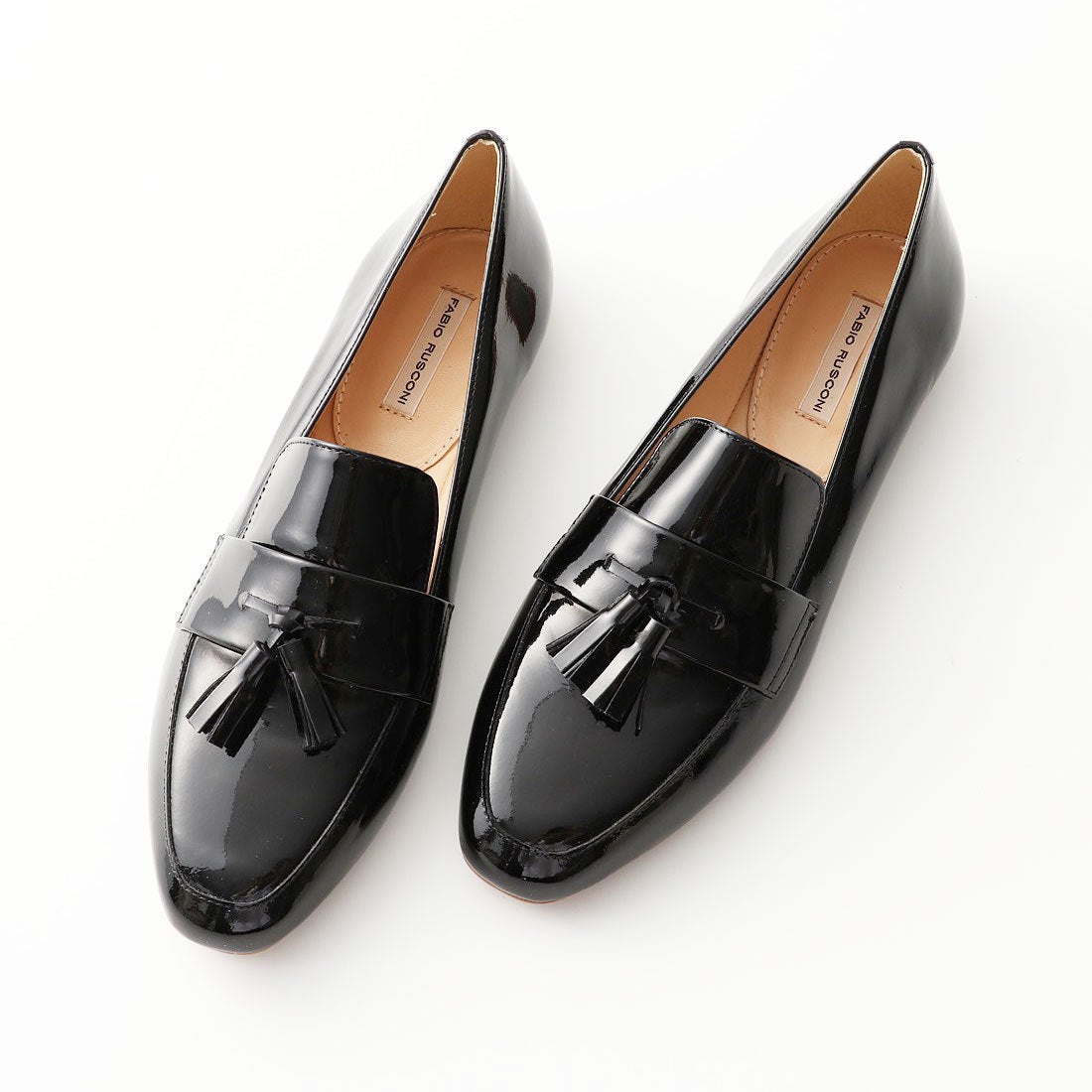 ○ファビオルスコーニ FABIO RUSCONI タッセルシューズ （ブラック