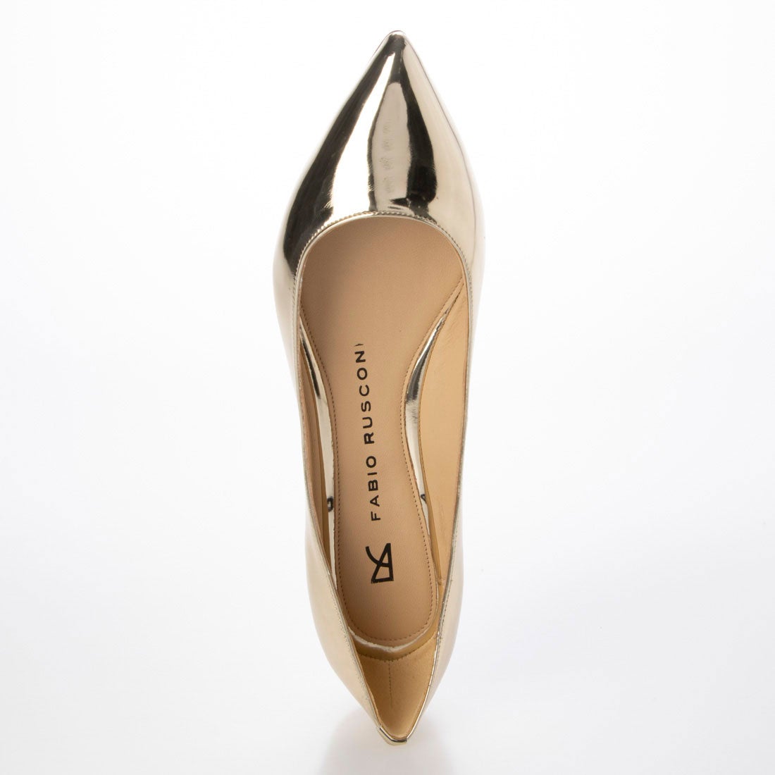 ファビオルスコーニ FABIO RUSCONI ポインテッドトウフラットパンプス