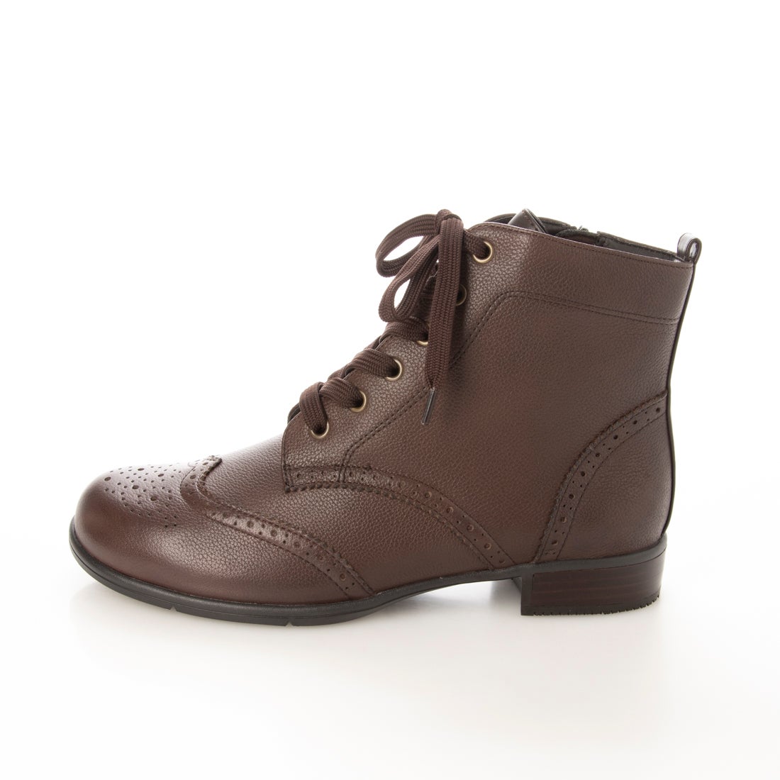 クラフィットレースアップブーツ （ダークブラウン） -fitfit(フィット