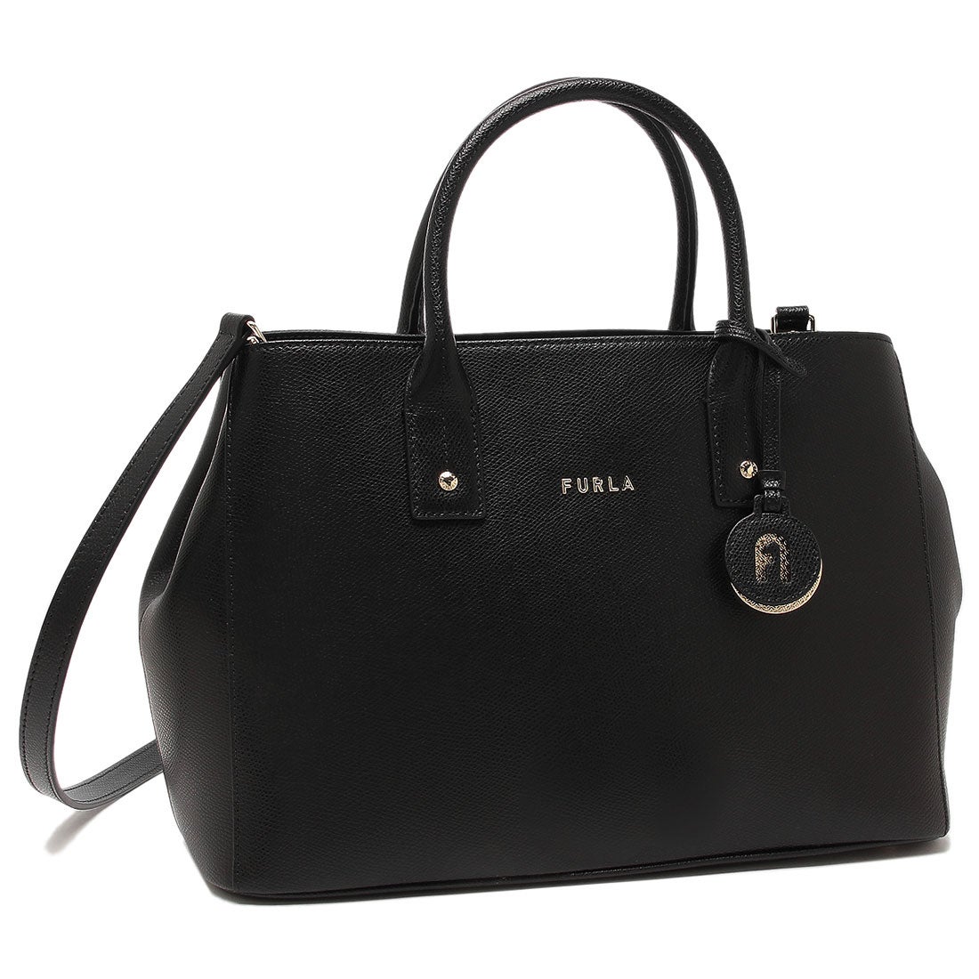 フルラ FURLA ハンドバッグ ショルダーバッグ リンダ ブラック