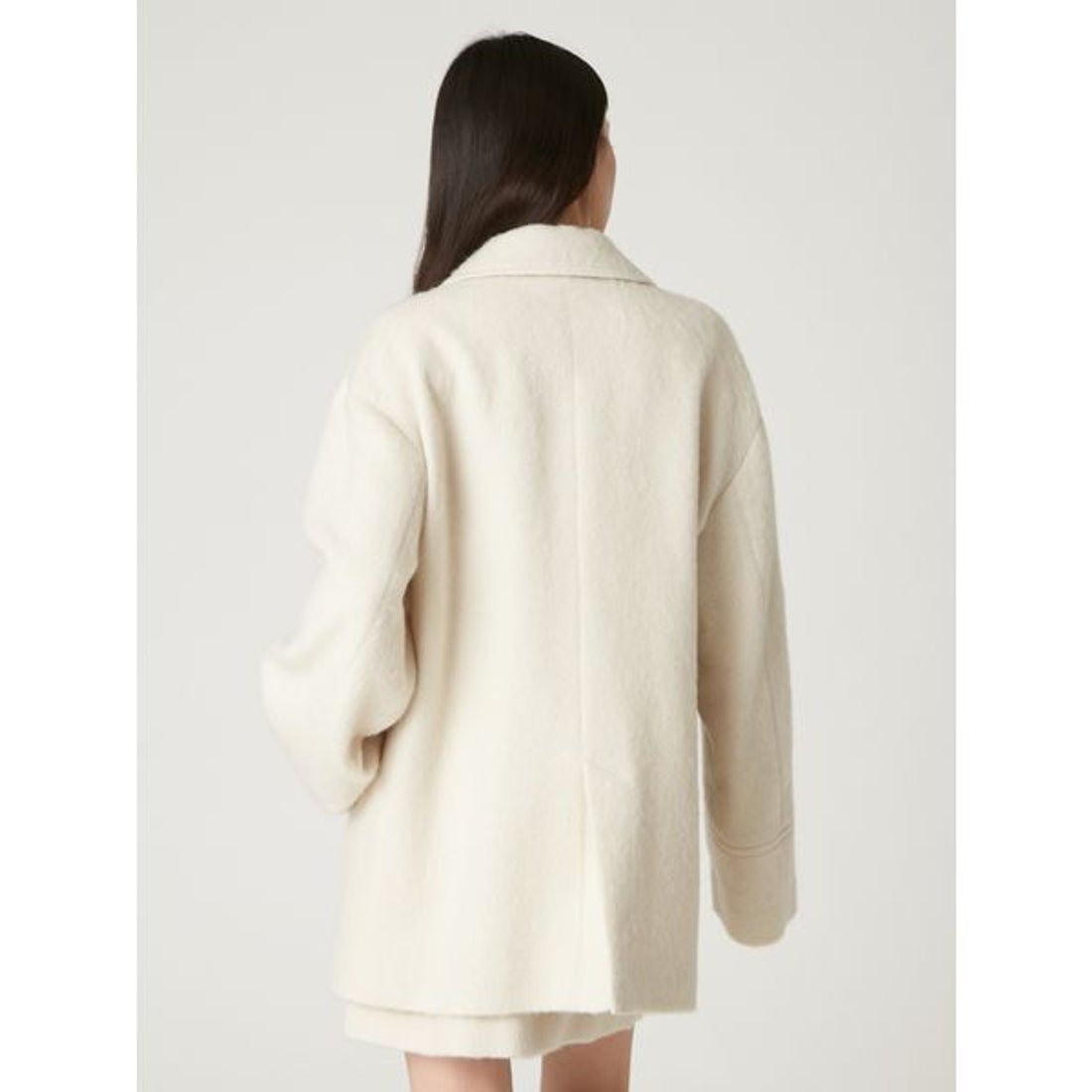 フレイ アイディー FRAY I.D オーバーサイズウールシャギージャコット