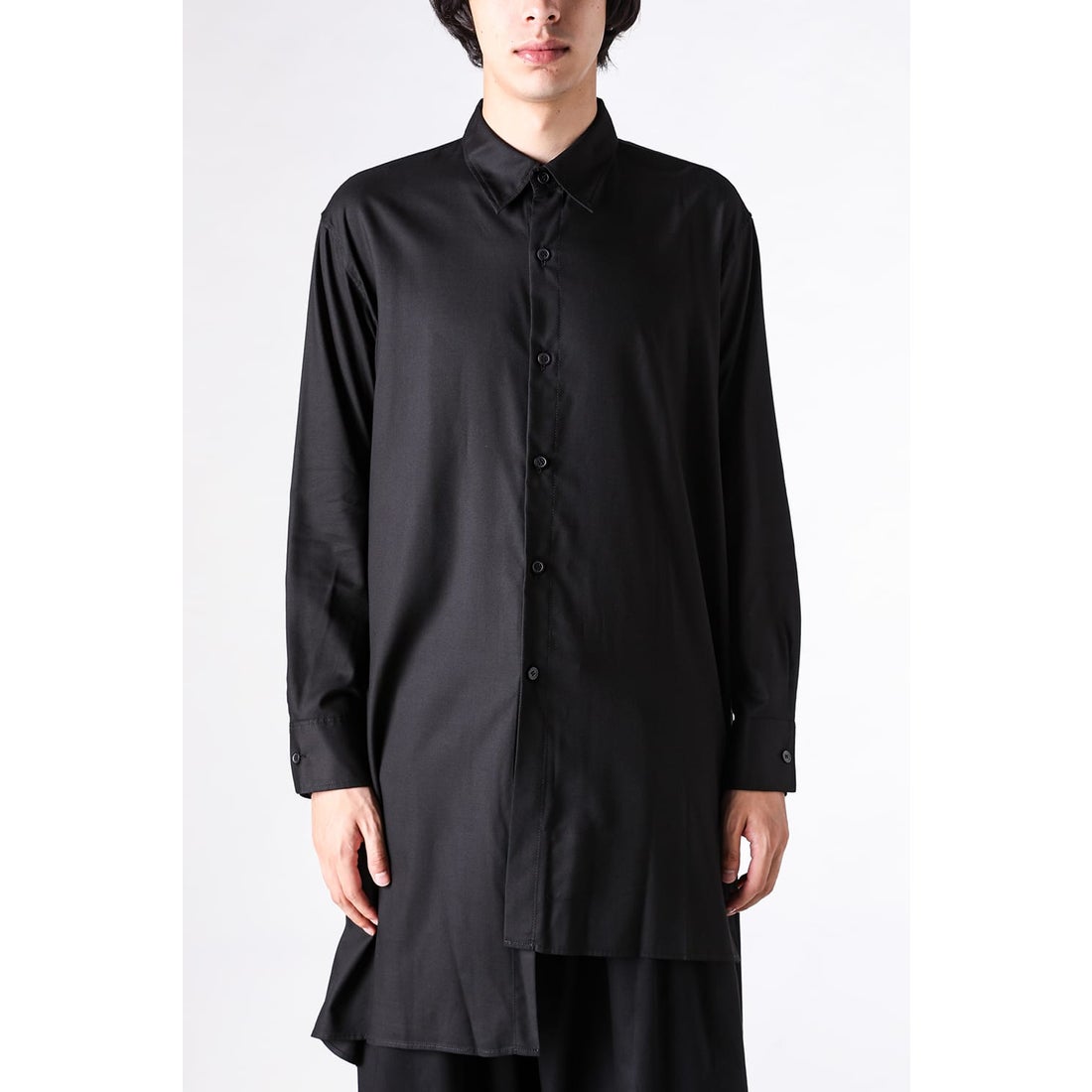 Ground Y Uneven Shirt （BLACK） - Osaka / Kyoto Stores, Ship