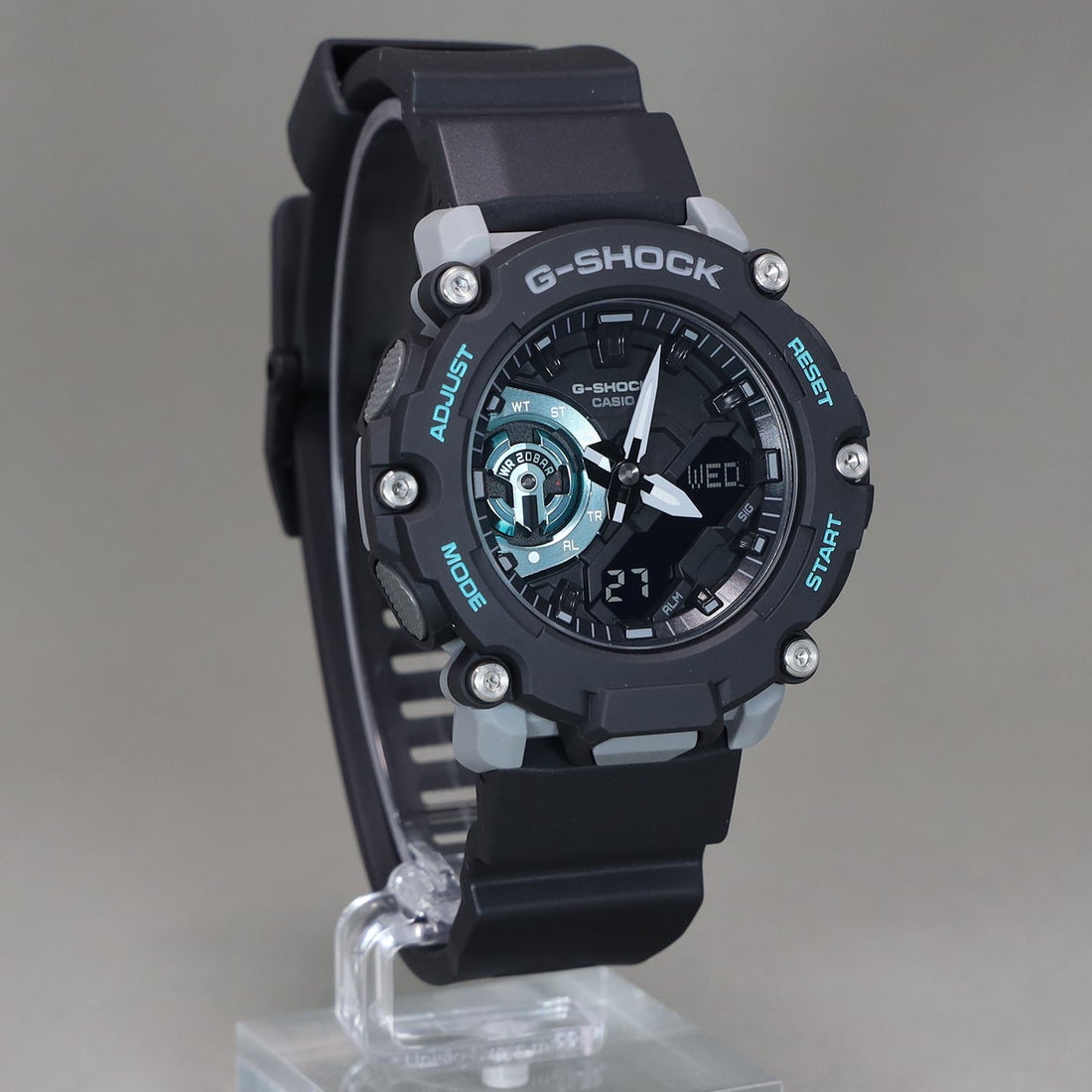G-SHOCK】カーボンコアガード / GA-2200M-1AJF （ブラック×ターコイズ