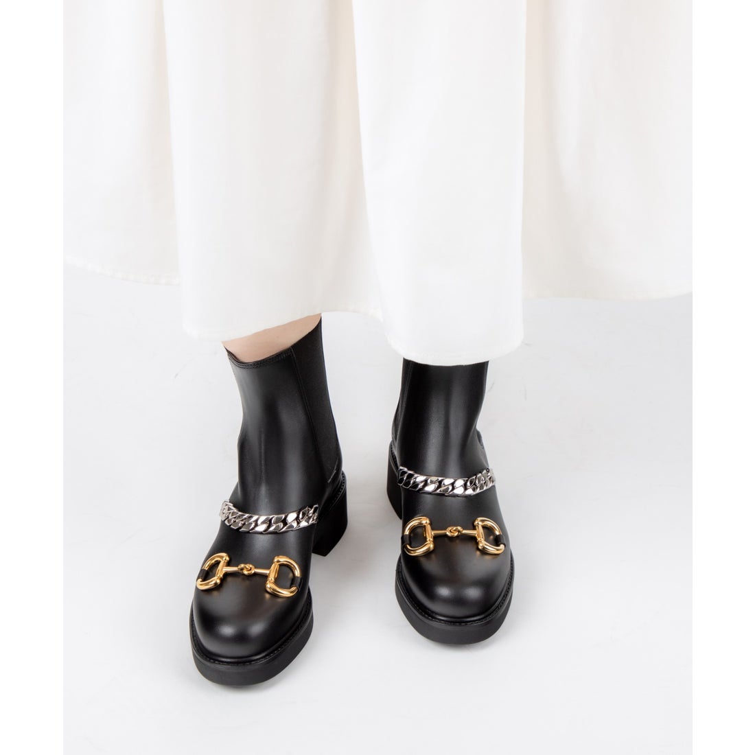 グッチ GUCCI 670393 17K10 ブーツ レディース グッチ チェルシー