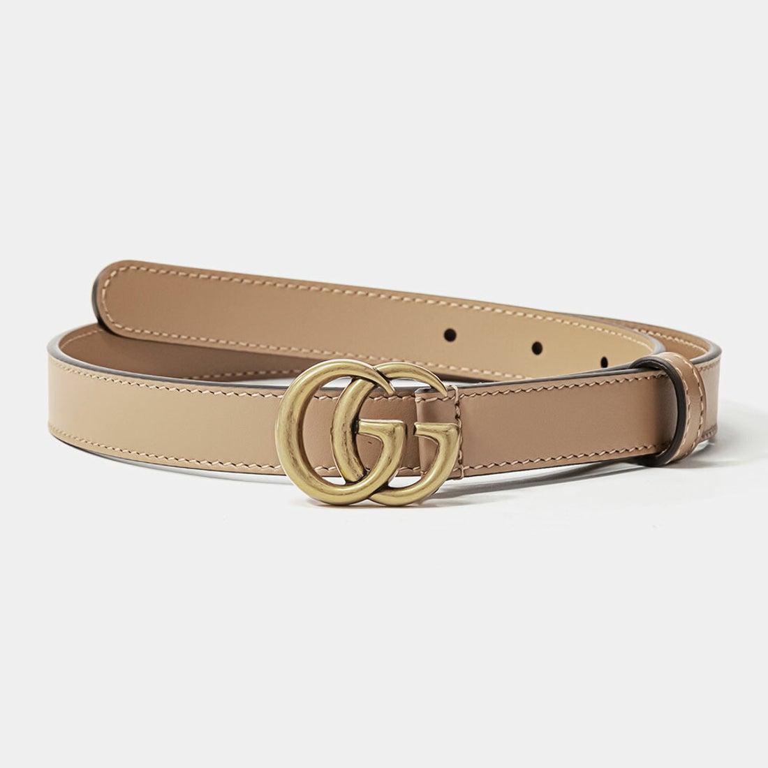 グッチ GUCCI 409417 AP00T ベルト レディース スリムベルト ダブルG