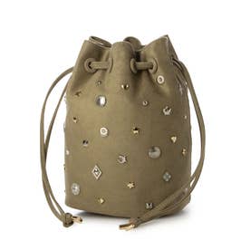 カカトゥ kakatoo スエード調スタッズドロストバッグ （KA