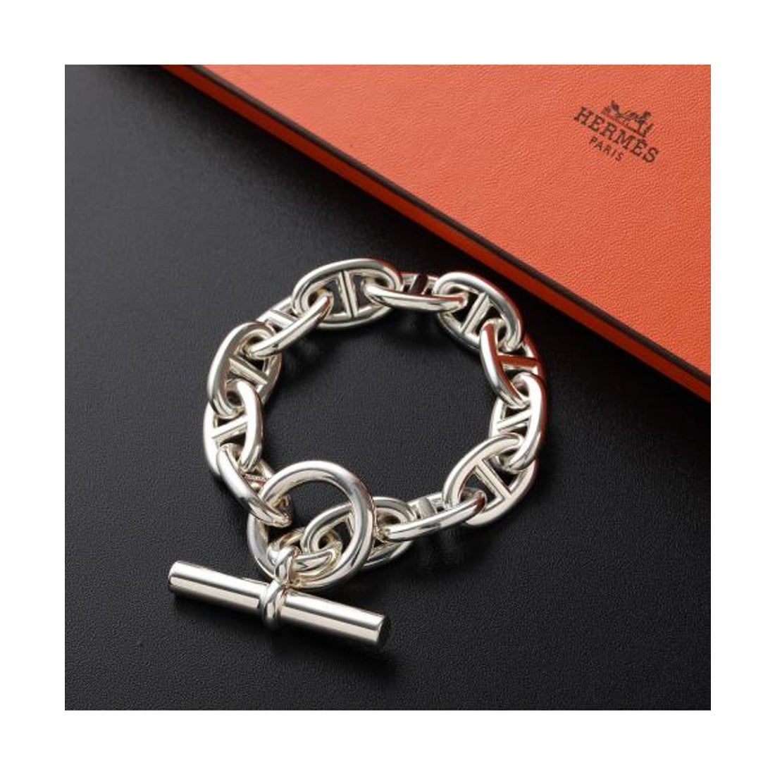 エルメス Hermes HERMES ブレスレット Chaine DAncre TGM