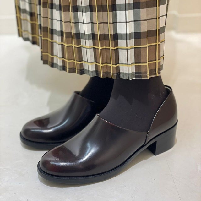 ハルタ HARUTA ヒールアップスポックシューズ （BRグレープ