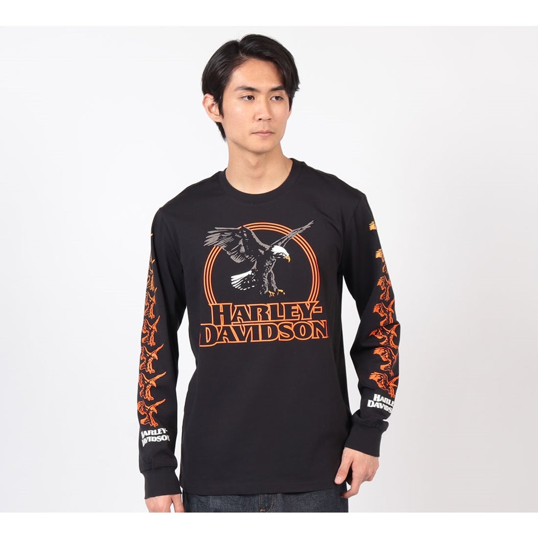 ライジングイーグルロングスリーブTシャツ -ハーレーダビッドソン公式