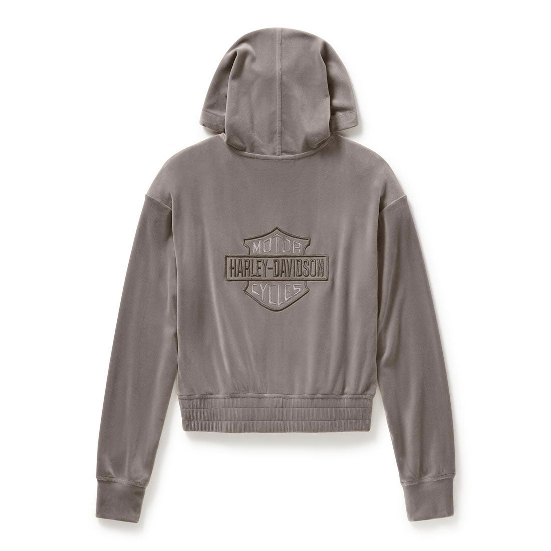 ベロアジップパーカー （シンダー） -ハーレーダビッドソン公式