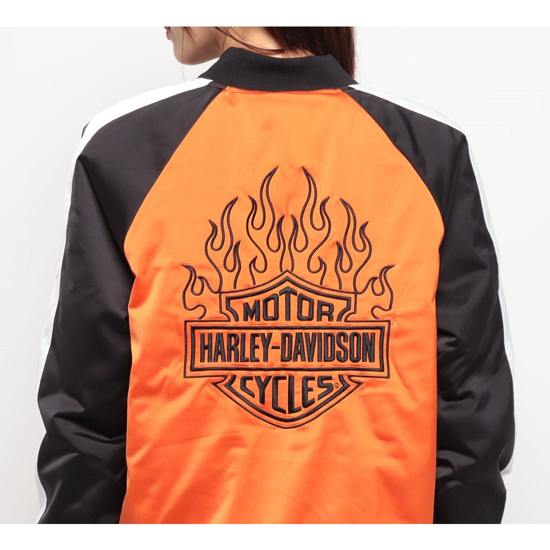 セドナオレンジサテンボンバージャケット -ハーレーダビッドソン公式