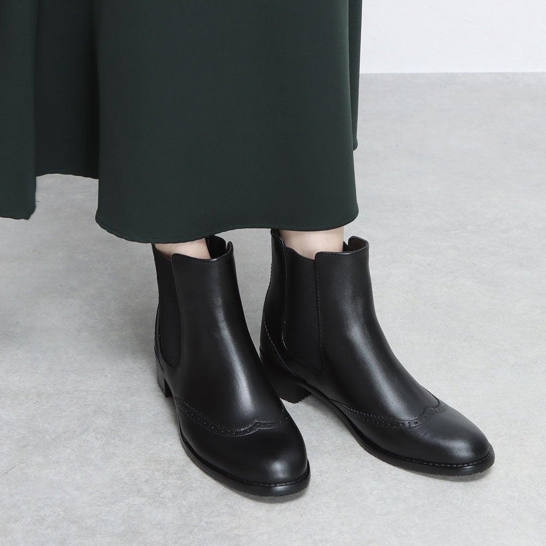 ヒミコ 卑弥呼 【完全防水タイプ】レインブーツ/614402 （クロ） -靴