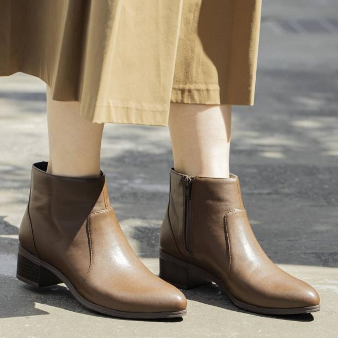 ヒミコ 卑弥呼 【耐水】レインブーツ/614403 （ブラウン） -靴