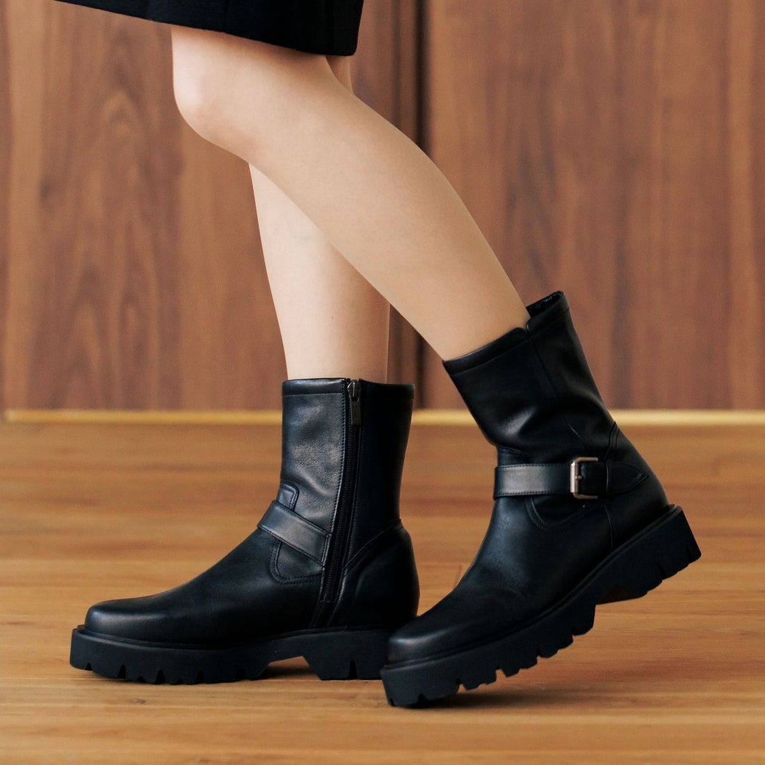 ヒミコ 卑弥呼 トラックソールエンジニアブーツ/631405 （ブラック