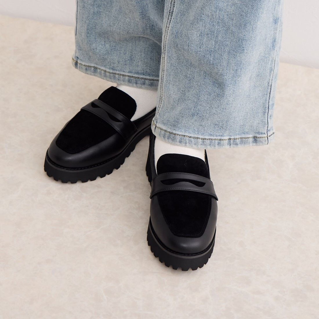 ヒミコ 卑弥呼 【WEB限定デザイン】トラックソールコインローファー