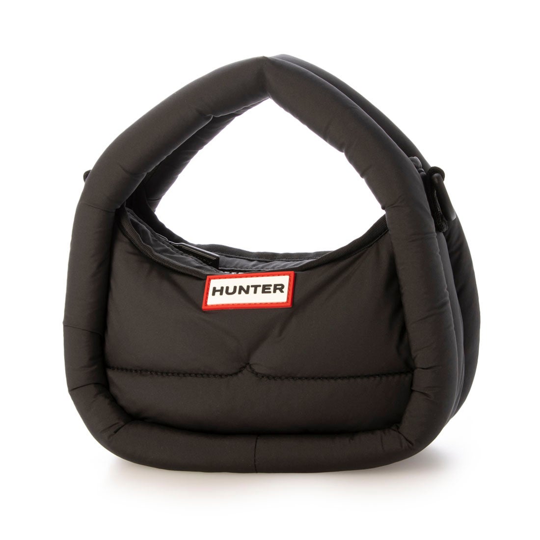 ハンター HUNTER フレイムド パファー ミニ ホーボー （ブラック