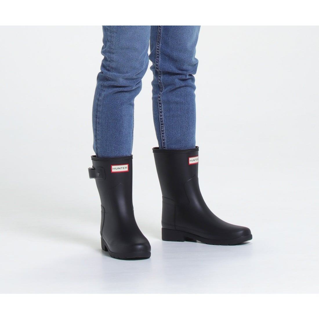 ハンター HUNTER 【レディース】リファインドショートブーツ （BLK