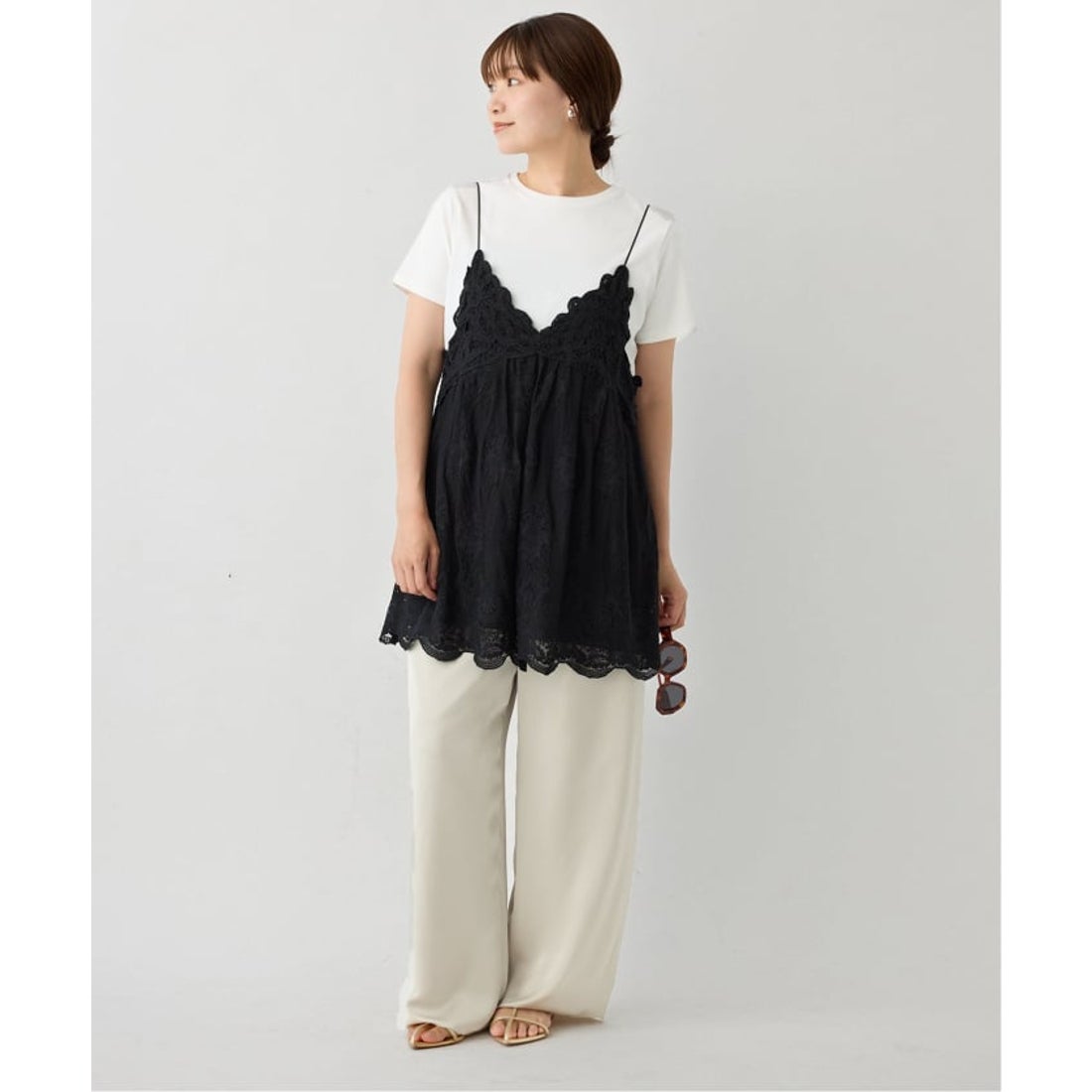 イエナ IENA 《追加予約》アンティークチュールバテンキャミ