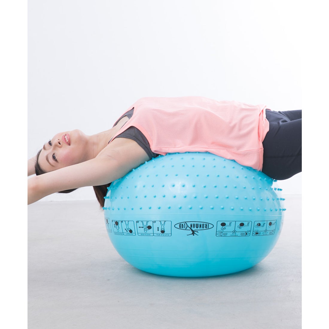 アイアンマンクラブ 鉄人倶楽部 ハーフイボヨガボール 65cm （ブルー