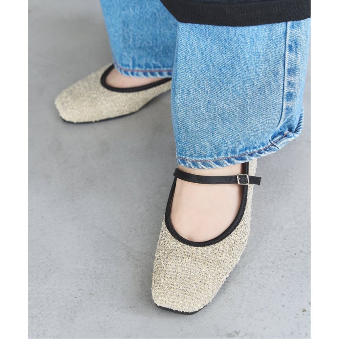 ル タロン LE TALON 《追加》スクエアソフトメリージェーン （ブラウン