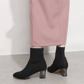 ジルスチュアート シュー JILLSTUART shoe クリアヒールニットショート