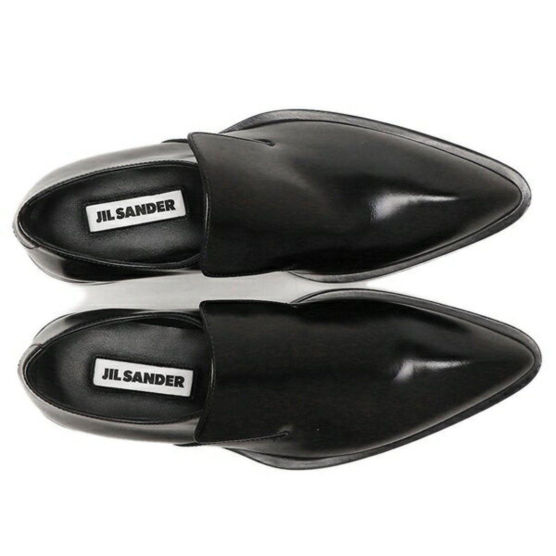 ジルサンダー Jil Sander ローファー ポインテッドトゥ ブラック