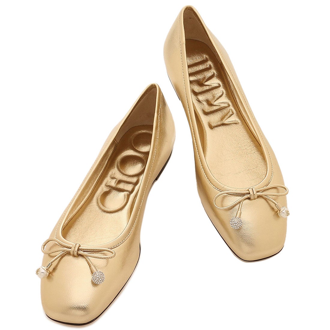ジミー チュー JIMMY CHOO バレエシューズ フラットシューズ エルメ