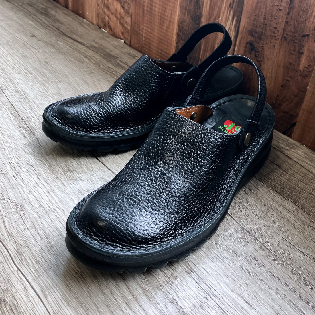 ジェイエス ハートレーベル JS Heartlavel 本革 2WAY クロッグサンダル