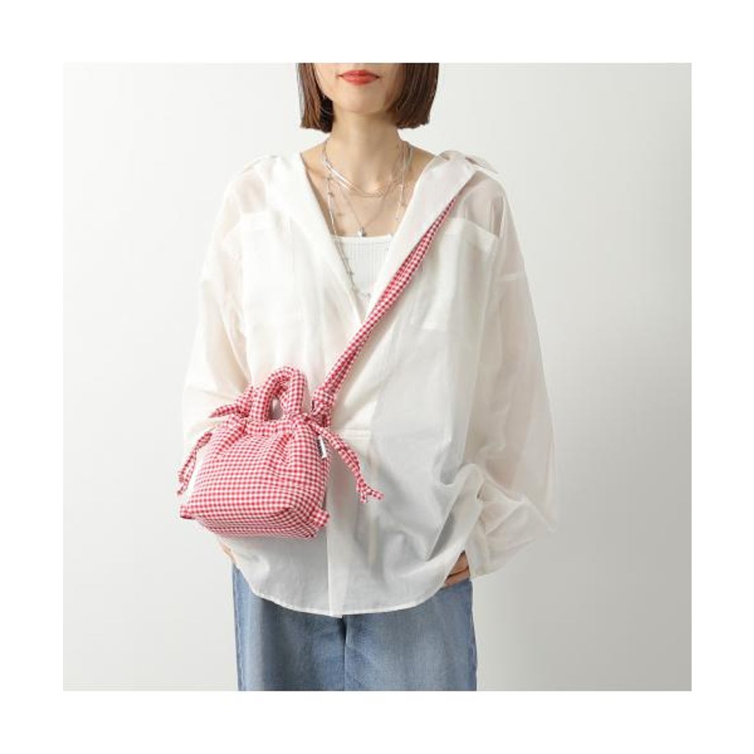 オレンド OLEND OLEND ショルダーバッグ MICRO ONA SOFT BAG チェック