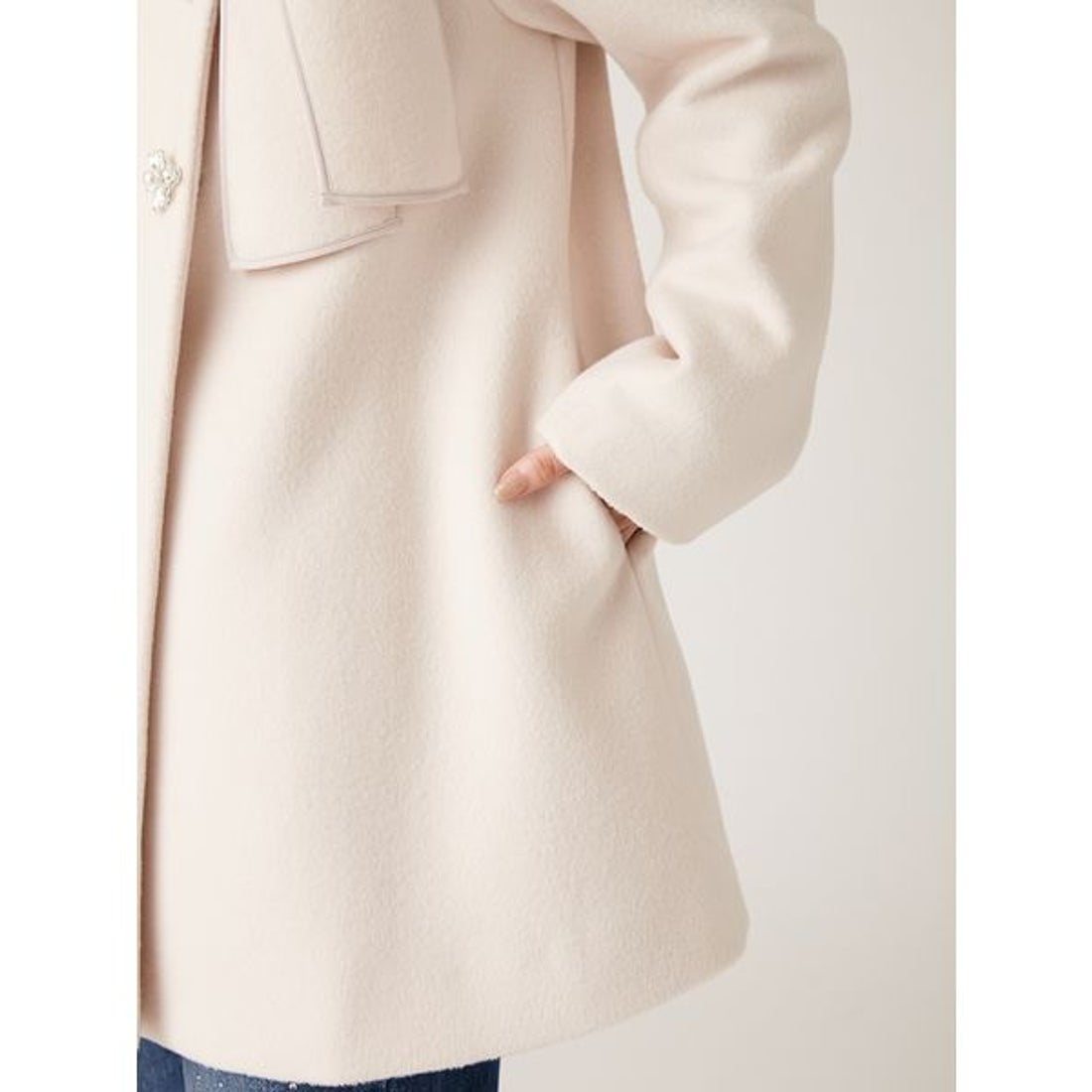 リリーブラウン LILY BROWN [L.B CANDY STOCK]Aラインビジューリボン