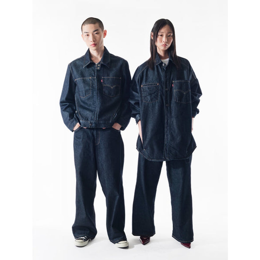 リーバイス LEVI'S TWISTED BAGGY ジーンズ ダークインディゴ （Dark