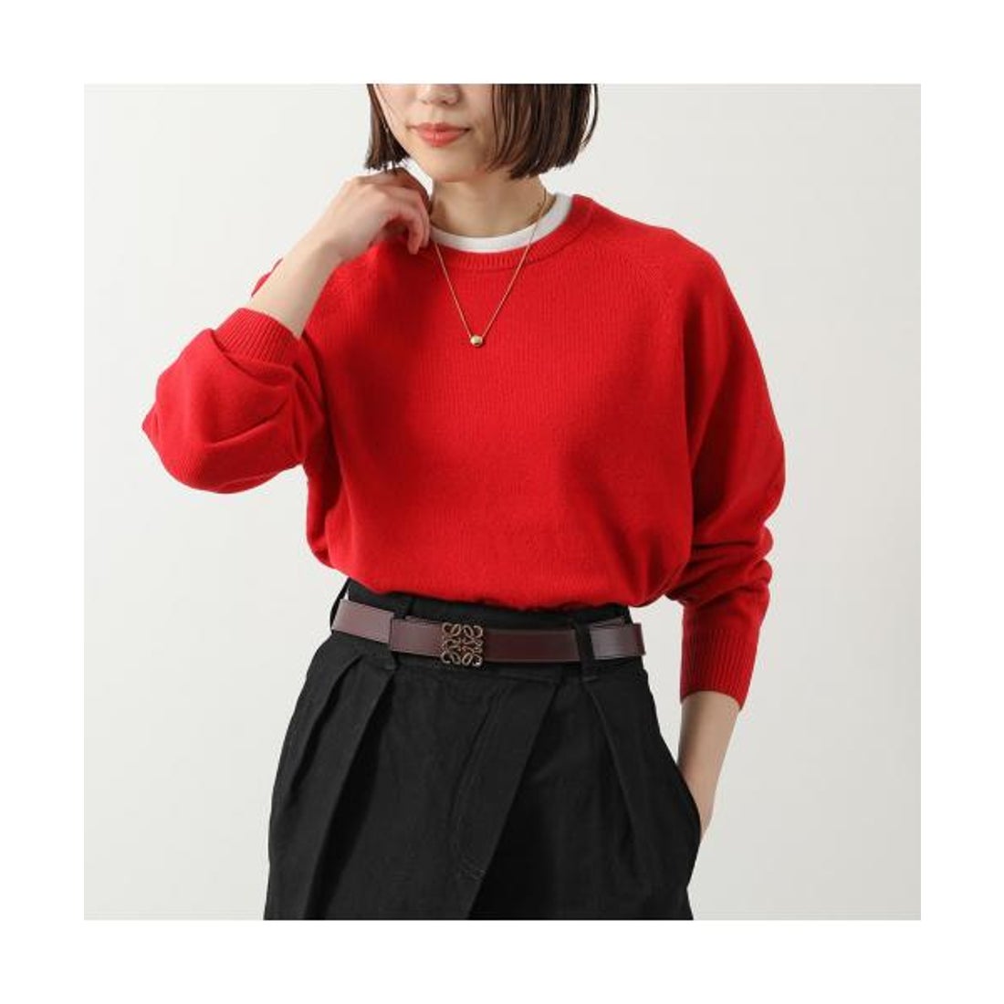 ロエベ LOEWE LOEWE ベルト E619Z26X03 アナグラム リバーシブル