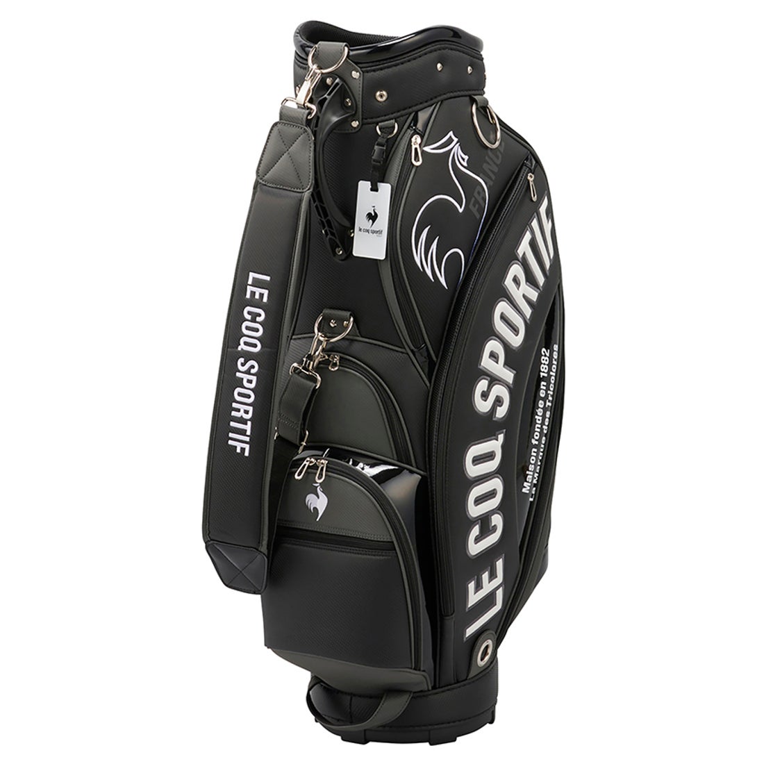 ゴルフ ブラック＆ホワイト キャディーバッグ (ユニセックス) 楽天市場