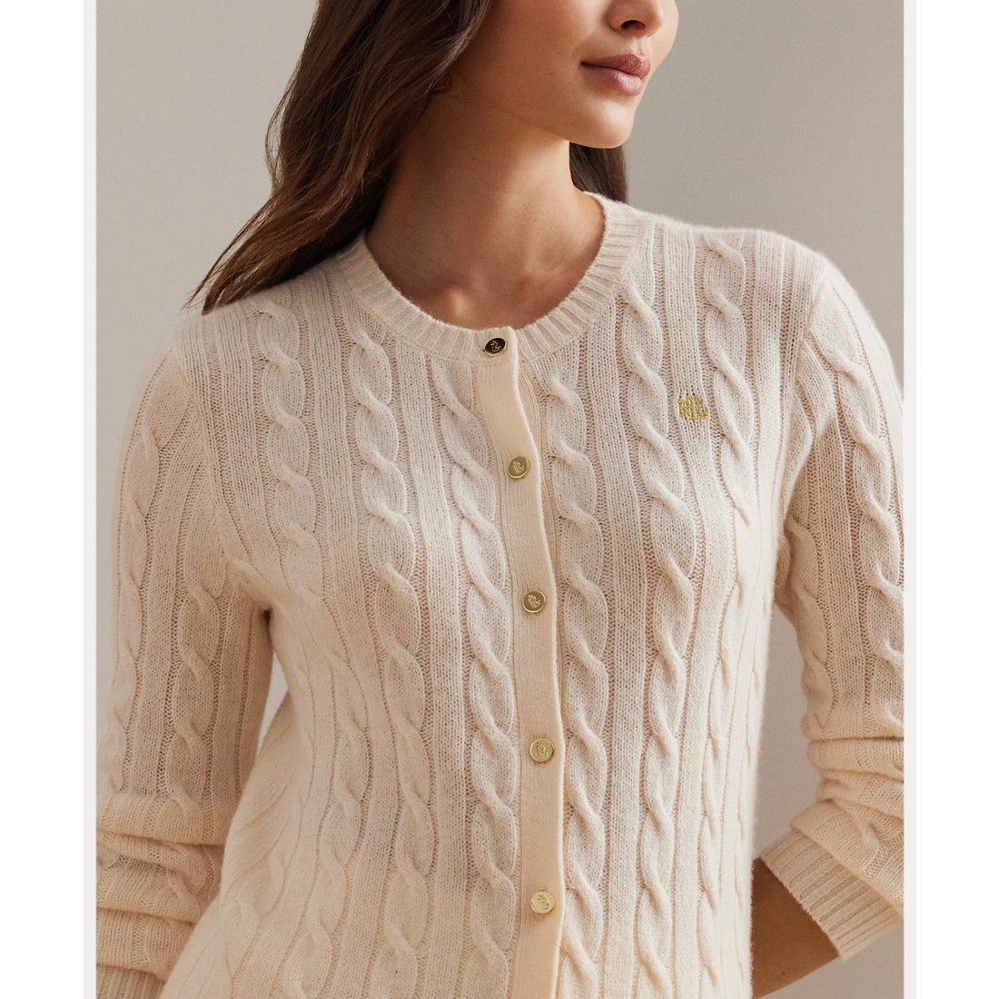 ローレン ラルフ ローレン LAUREN RALPH LAUREN ケーブルニット ウール