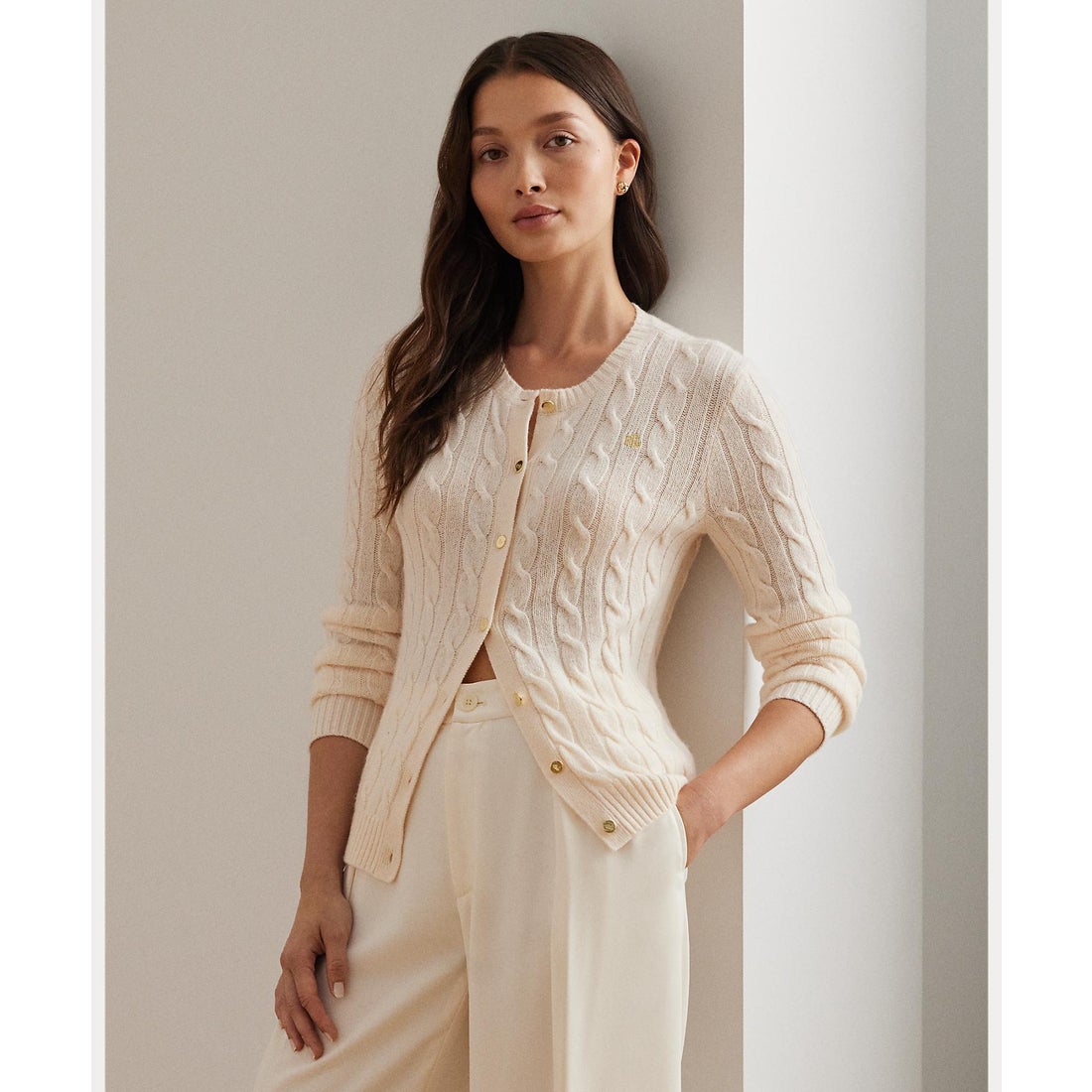 ローレン ラルフ ローレン LAUREN RALPH LAUREN ケーブルニット ウール