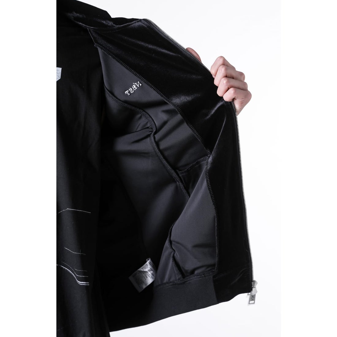 ラストネスト LAST NEST Velour Emb Track Jacket V2 （Black