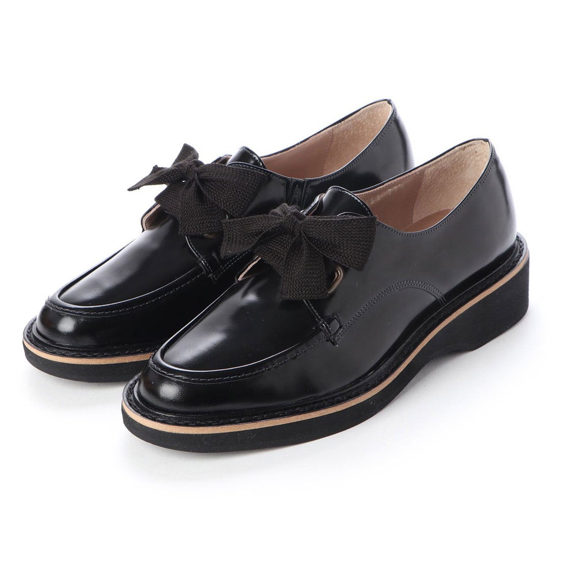 ランバン オン ブルー LANVIN en Bleu リボンローファー （Bガラス