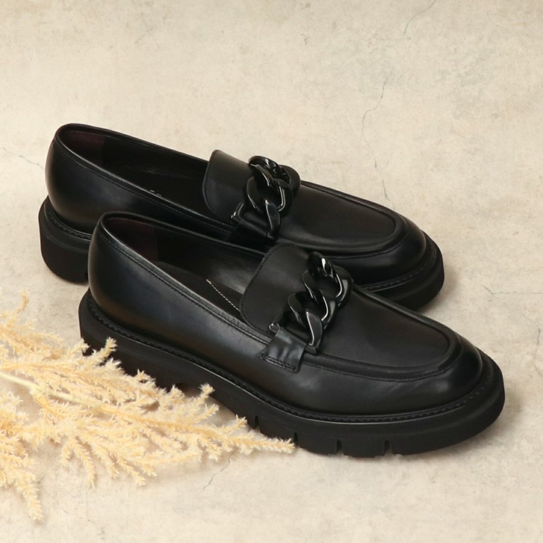 ルカ グロッシ Luca Grossi タンクソールチェーンローファー